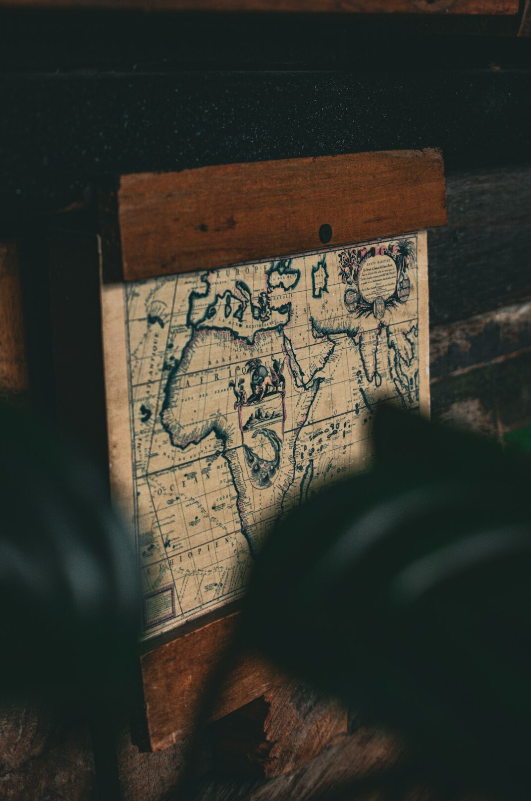 old handwritten map